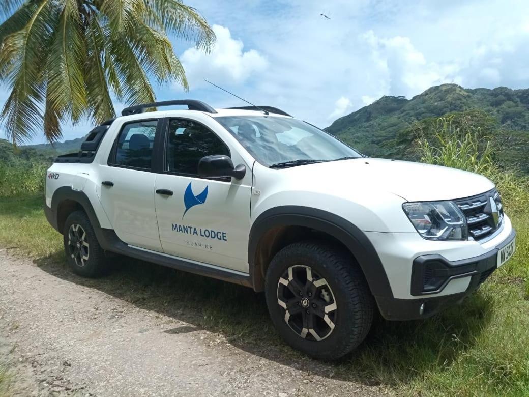 Huahine Manta Lodge Avec 4X4 Optionnel Haapu Exterior foto